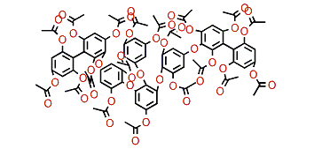 Bisfucopentaphlorethol B nonadecaacetate